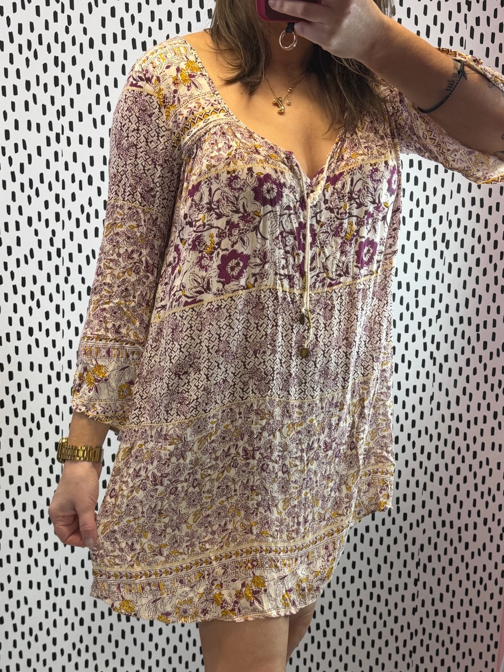 BILLABONG BOHO DRESS JUNIORS SIZE Large FESTIVAL
